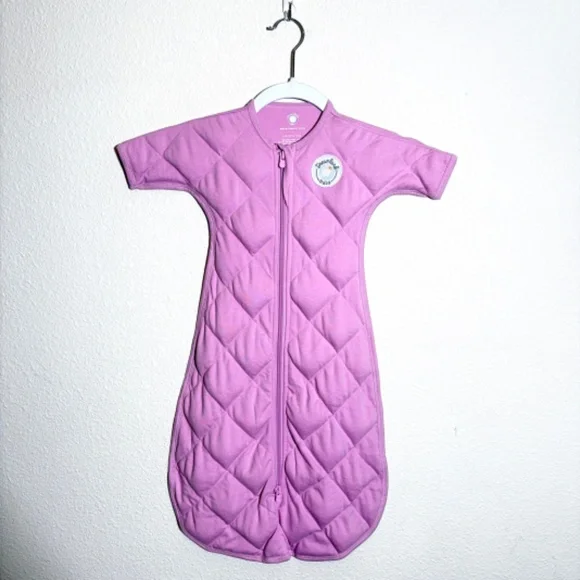 Dreamland Baby Weighted Cotton Quilted Pink Transition Swaddle SIZE 3-6 M